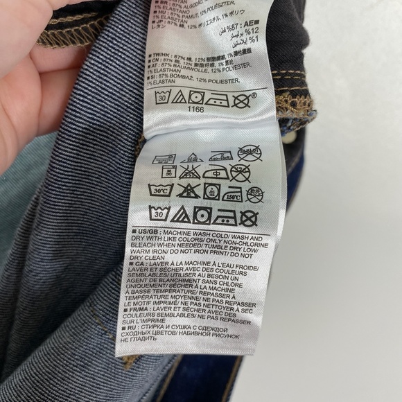 NWT Gap Perfect Boot Cut Jeans Dark Wash Sz. 20L/35L - Picture 13 of 13